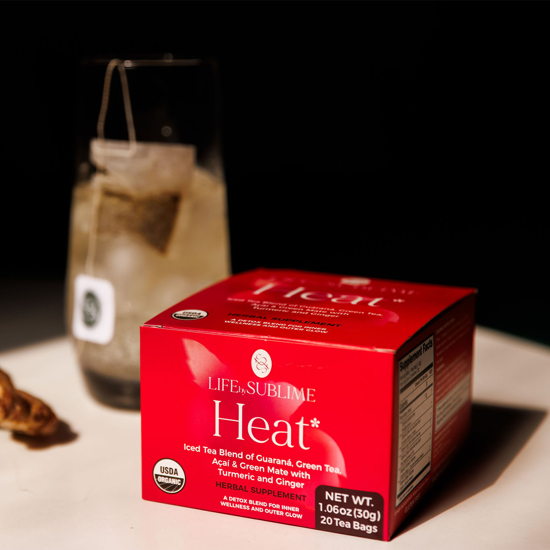 Heat – Organic Guaraná & Green Tea Iced Tea for Metabolism and Energy