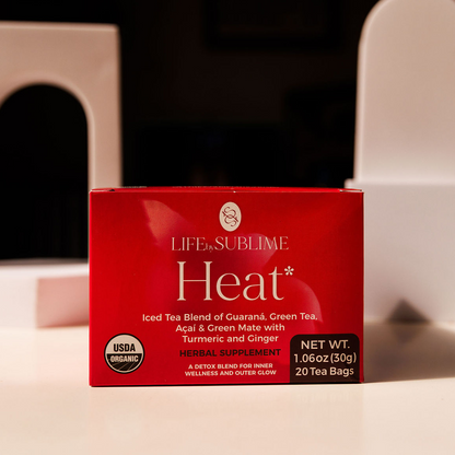 Heat – Organic Guaraná & Green Tea Iced Tea for Metabolism and Energy
