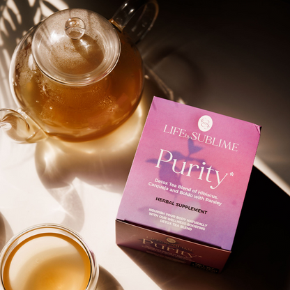 Purity – Organic Hibiscus & Herbal Detox Tea for Cleansing and Digestion