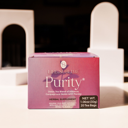 Purity – Organic Hibiscus & Herbal Detox Tea for Cleansing and Digestion