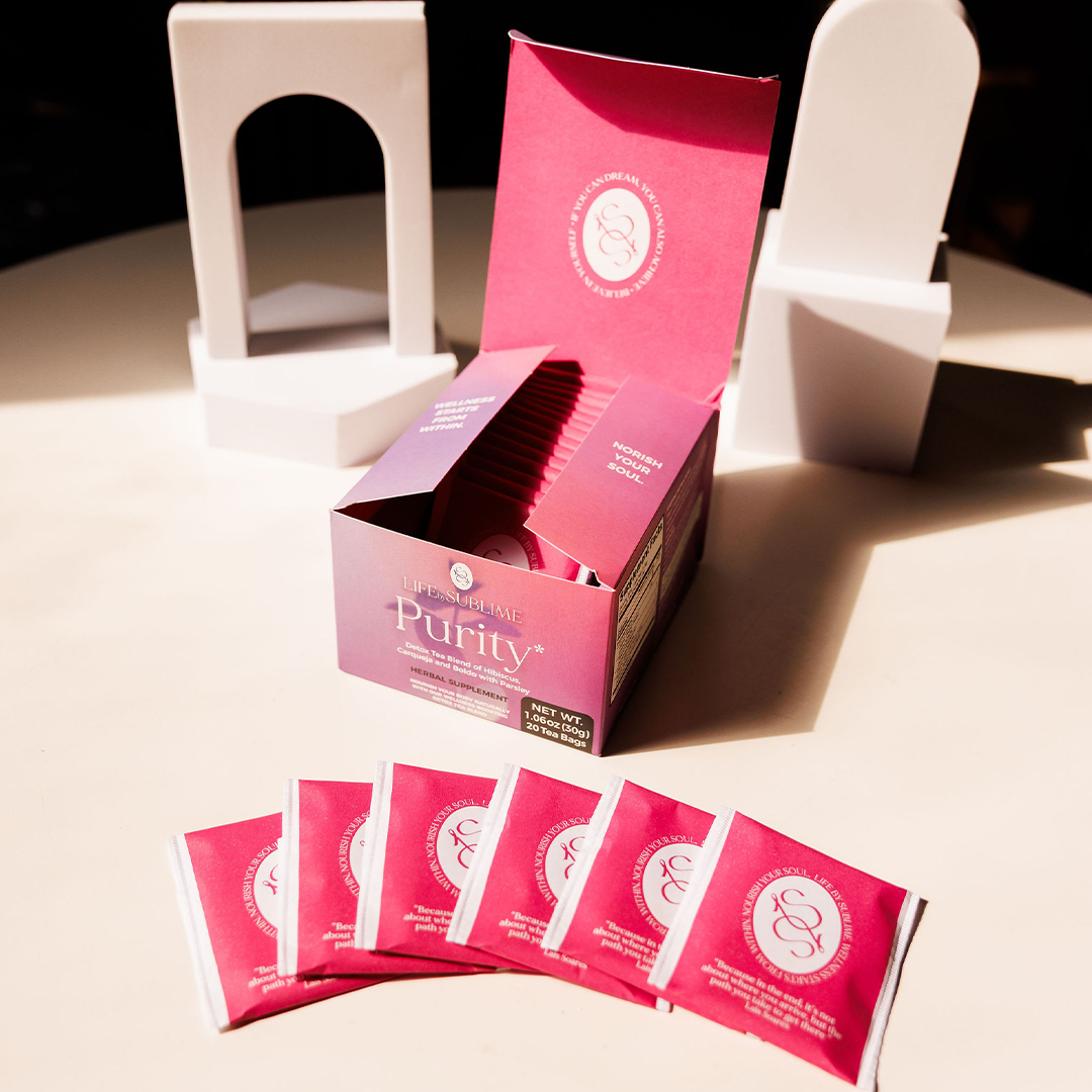 Purity – Organic Hibiscus & Herbal Detox Tea for Cleansing and Digestion