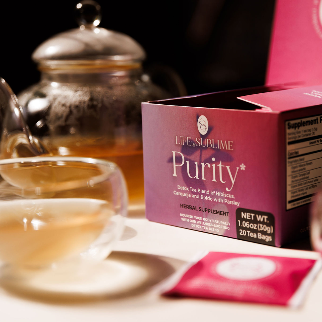Purity – Organic Hibiscus & Herbal Detox Tea for Cleansing and Digestion